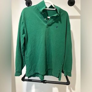 RALPH LAUREN — GREEN PULL OVER — MENS SIZE LARGE